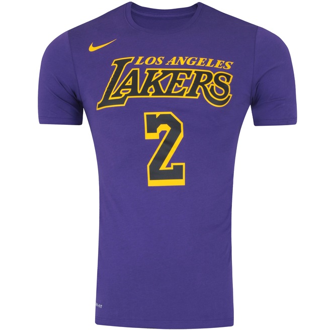 Camiseta Nike NBA Los Angeles Lakers Ball 2 - Masculina - Foto 1