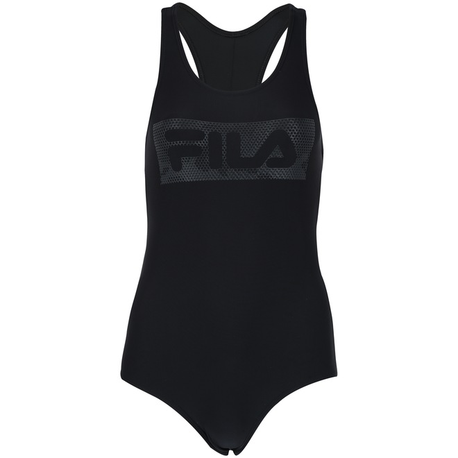 Maiô para Natação com Proteção Solar UV Fila Tri Logo - Adulto - Foto 1