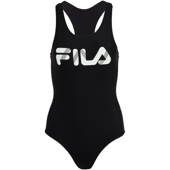 Maiô para Natação com Proteção Solar UV Fila Tri Logo - Adulto - Foto 1