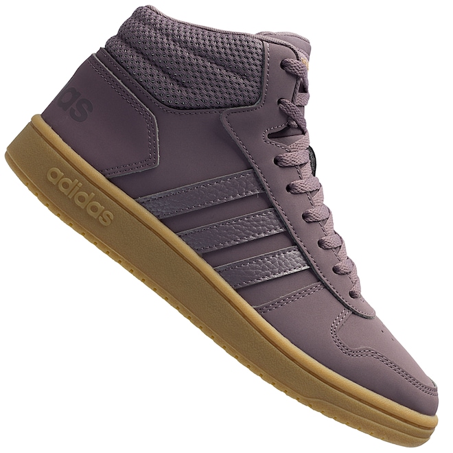 Tênis Cano Alto adidas Hoops 2.0 Mid - Feminino - Foto 1