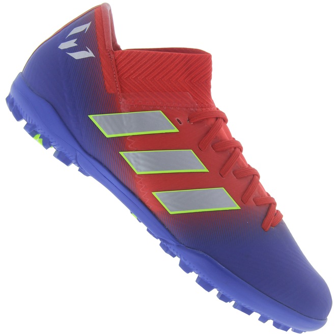 Chuteira Society adidas Nemeziz Messi 18.3 TF - Adulto - Foto 1