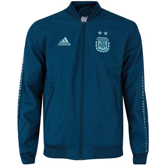 Jaqueta Argentina Hino adidas - Masculina - Foto 1