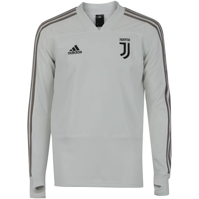 Camisa de Treino Manga Longa Juventus 19/20 adidas - Masculina - Foto 1