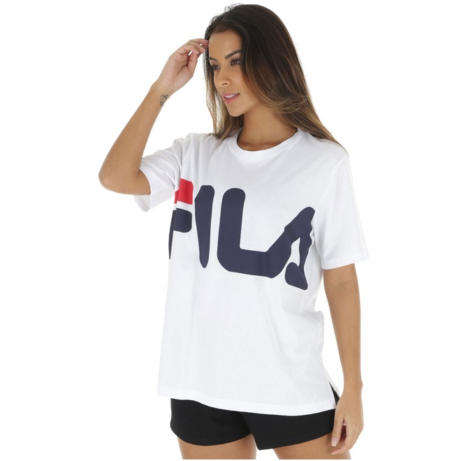 Camiseta Fila Letter Box - Feminina - Foto 2