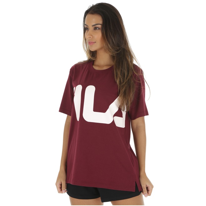 Camiseta Fila Letter Box - Feminina - Foto 2