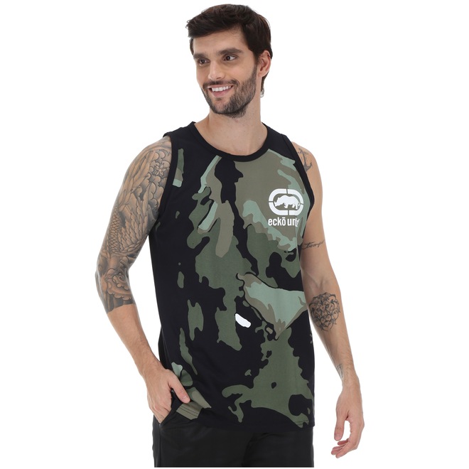 Camiseta Regata Ecko Estampada E276A - Masculina - Foto 1
