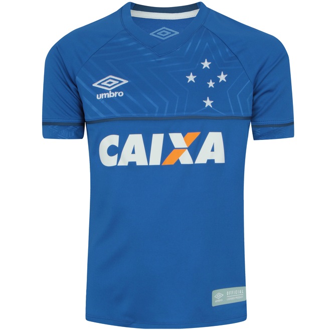 Camisa do Cruzeiro I 2018 Umbro com Patrocínio - Infantil - Foto 1