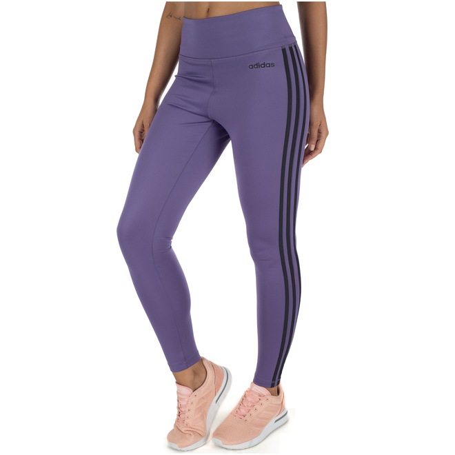 Calça Legging adidas D2M HR 3S - Feminina - Foto 2