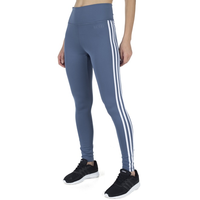 Calça Legging adidas D2M 3S HR LT - Feminina - Foto 2