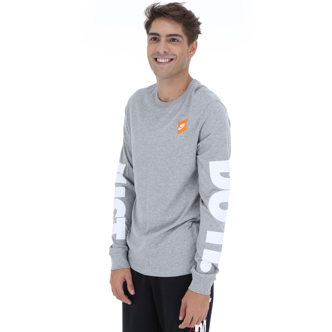 Camiseta Manga Longa Nike Tee LS HBR 1 - Masculina - Foto 2