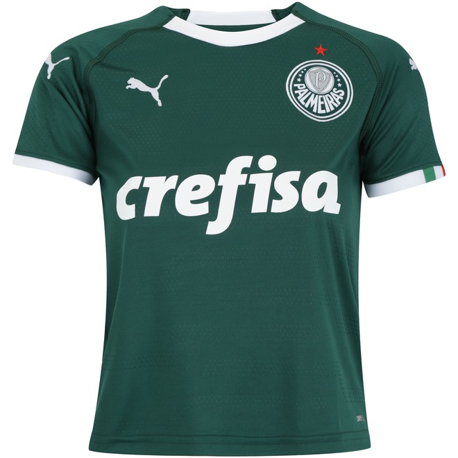 Camisa do Palmeiras I 2019 Puma - Infantil - Foto 1