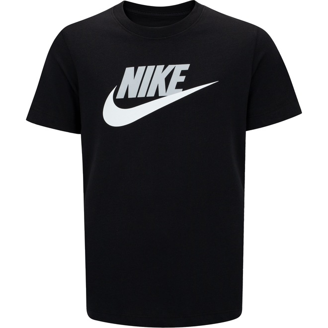 Camiseta Nike Sportswear Tee Futura IC - Infantil - Foto 1
