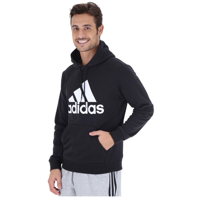Blusão de Moletom com Capuz adidas MH Bos PO FT - Masculino - Foto 2