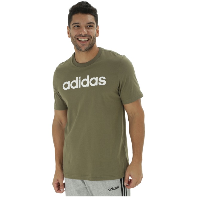 Camiseta adidas Essentials Linear Tee - Masculina - Foto 2