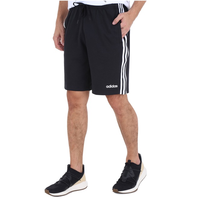 Bermuda de Moletom adidas 3S French Terry - Masculina - Foto 2