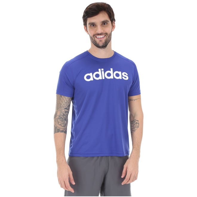 Camiseta adidas D2M Logo 19 - Masculina - Foto 1