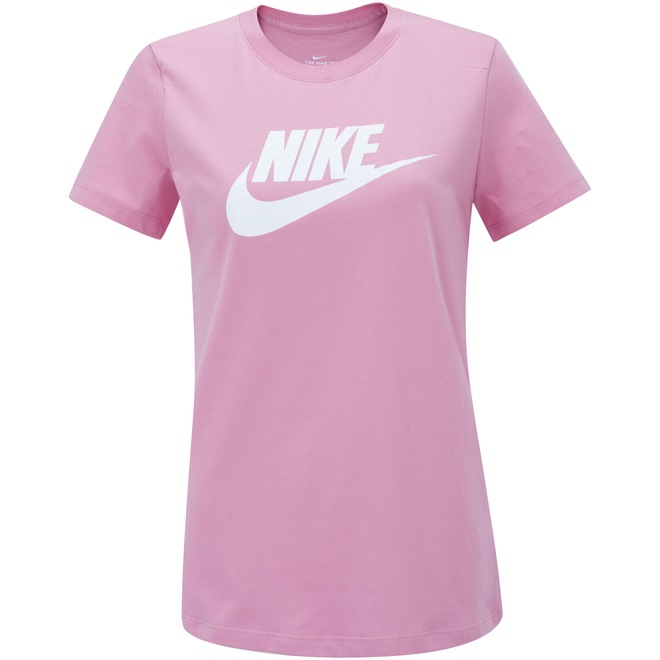Camiseta Nike Sportswear Essential Icon Futura - Feminina - Foto 1