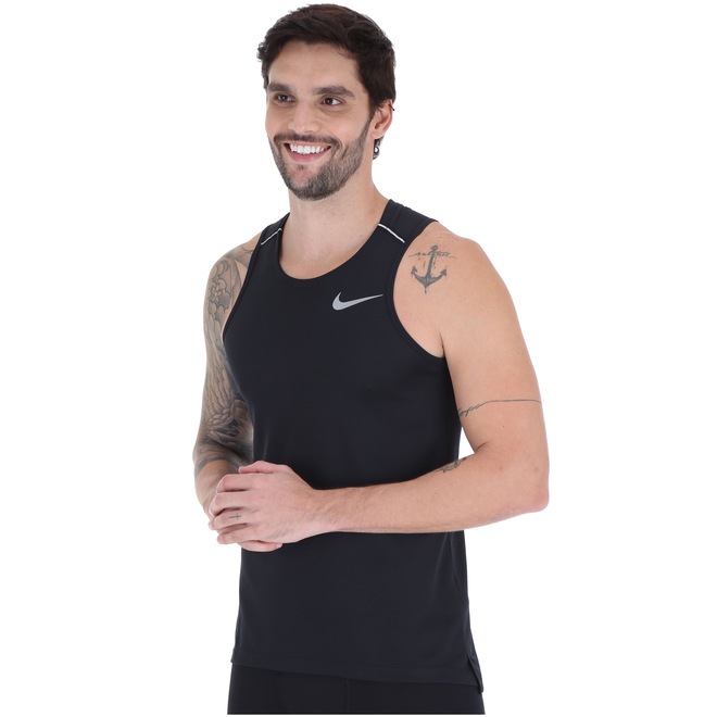 Camiseta Regata Nike Dry Miler - Masculina - Foto 2