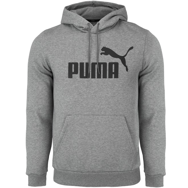 Blusão de Moletom com Capuz Puma Ess Hoody FL Big Logo - Masculino - Foto 1