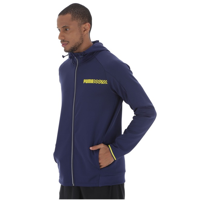 Jaqueta com Capuz Puma Tec Sports Hooded - Masculina - Foto 2