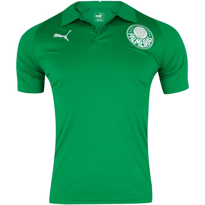 Camisa Polo do Palmeiras Leisure 2019 Puma - Masculina - Foto 1