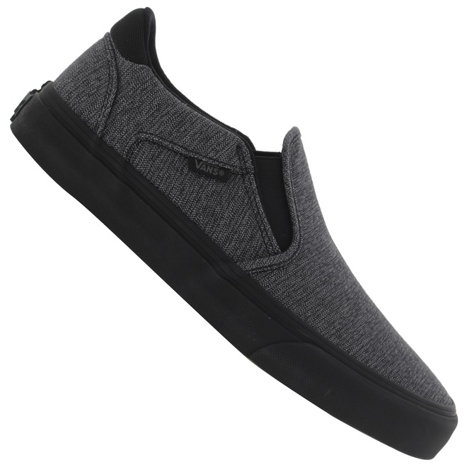 Tênis Slip On Vans Asher Deluxe - Masculino - Foto 1