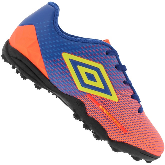 Chuteira Society Umbro Speed Sonic TF - Infantil - Foto 1