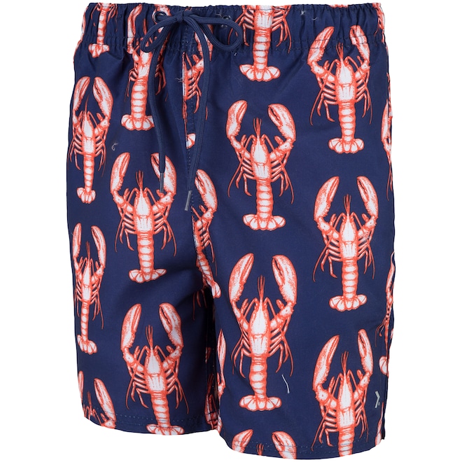 Bermuda de Banho Oxer Santorini Lagosta - Infantil - Foto 1