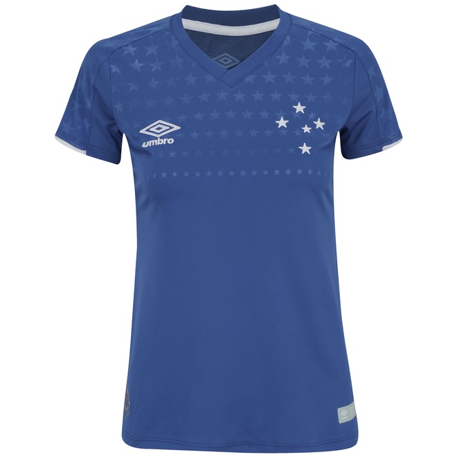 Camisa do Cruzeiro I 2019 Umbro - Feminina - Foto 1