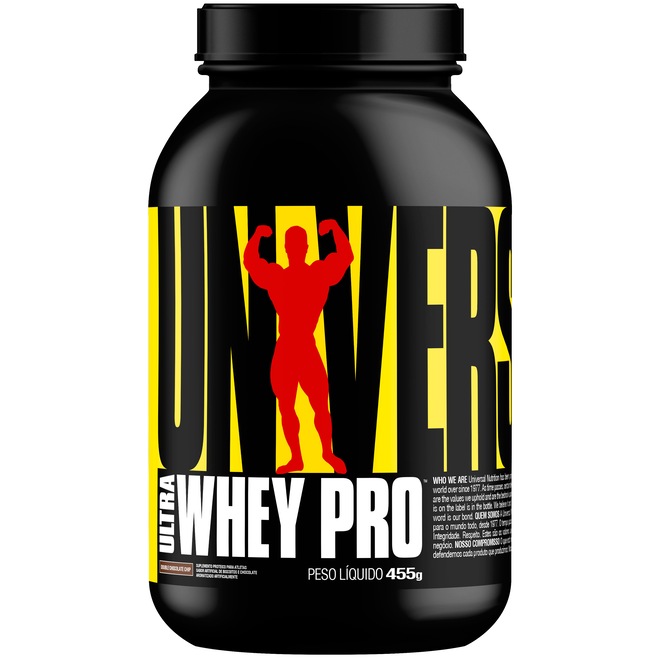 Ultra Whey Pro Universal - Double Chocolate Chip - 455g - Foto 1