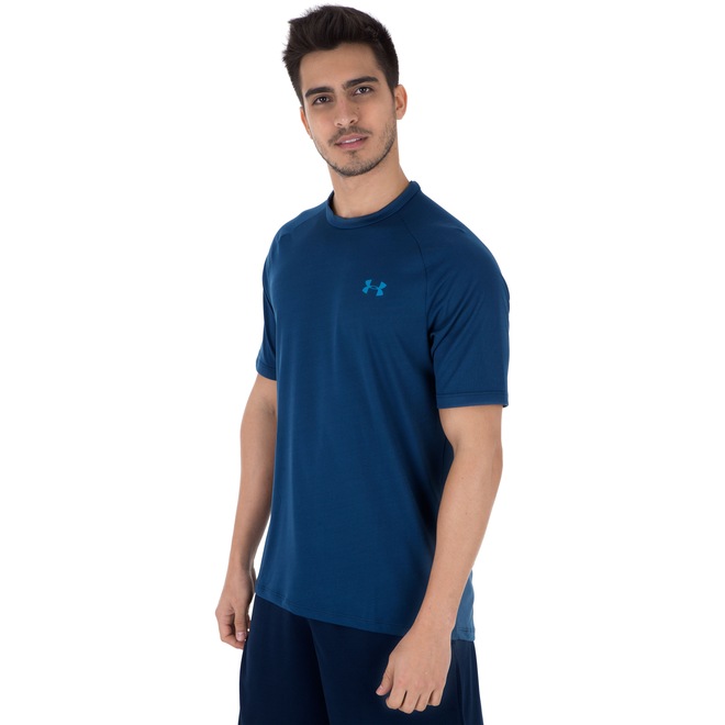 Camiseta Under Armour Tech SS - Masculina - Foto 2