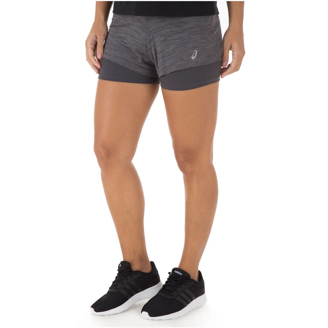 Shorts Asics Color 2In1 - Feminino - Foto 2