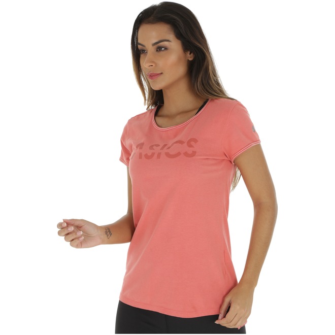Camiseta Asics Training Stripe SS Tee - Feminina - Foto 2