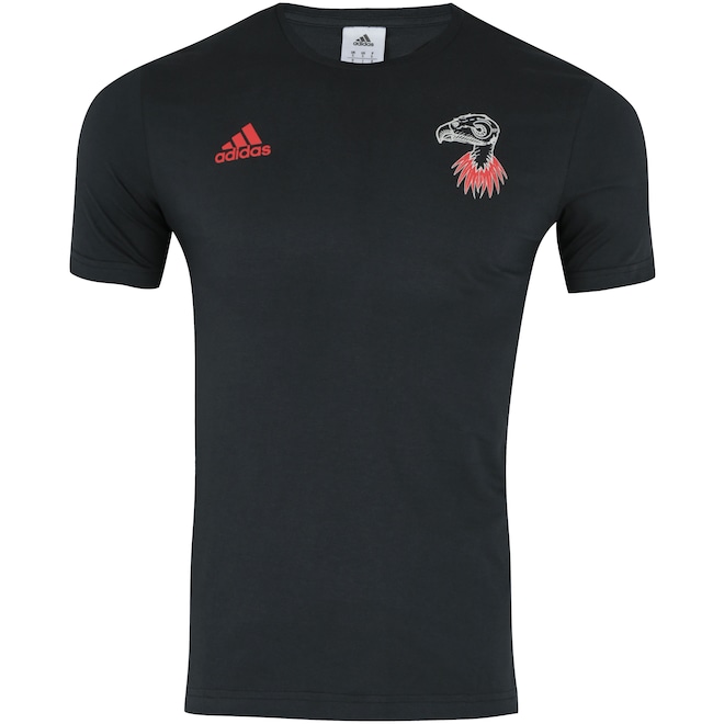 Camiseta do Flamengo Street Graphic 2019 adidas - Masculina - Foto 1