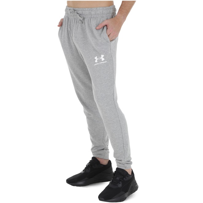 Calça de Moletom Under Armour Terry Jogger - Masculina - Foto 2