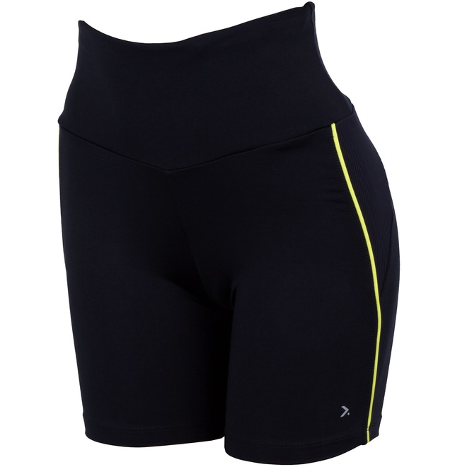 Bermuda Oxer Cintura Alta - Feminina - Foto 2