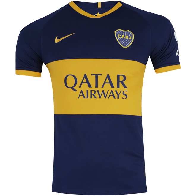 Camisa Boca Juniors I 19/20 Nike - Masculina - Foto 1