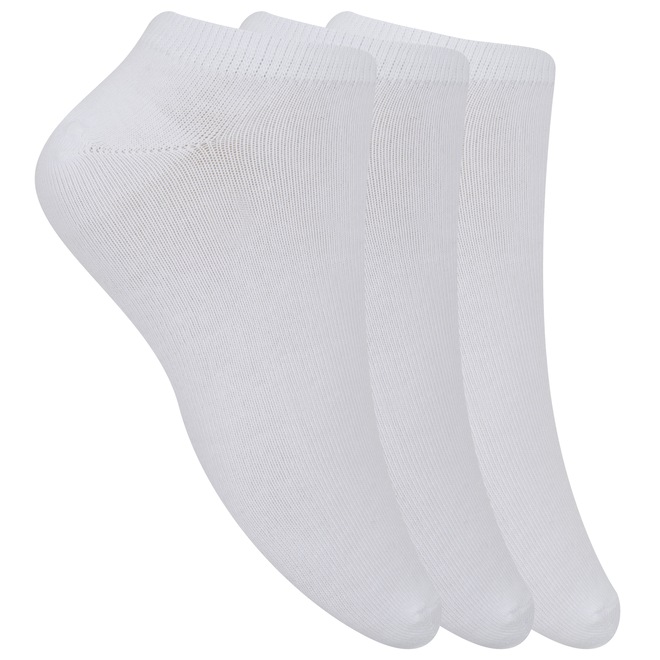 Kit de Meias Sapatilha Puket Sports com 3 Pares - Adulto - Foto 1