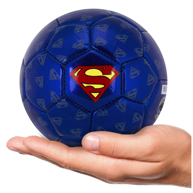 Minibola de Futebol de Campo Liga da Justiça Super-Homem - Infantil - Foto 1