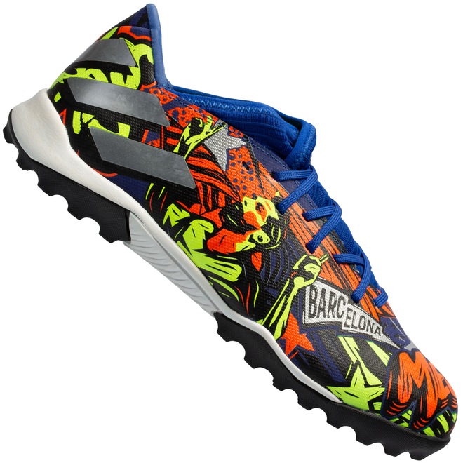 Chuteira Society adidas Nemeziz Messi 19.3 TF - Adulto - Foto 1