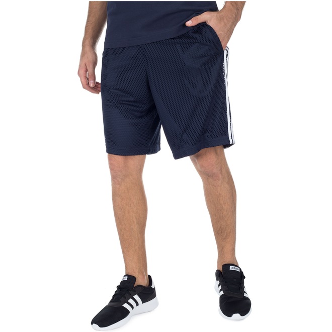 Bermuda adidas Essentials 3S Mesh - Masculina - Foto 1