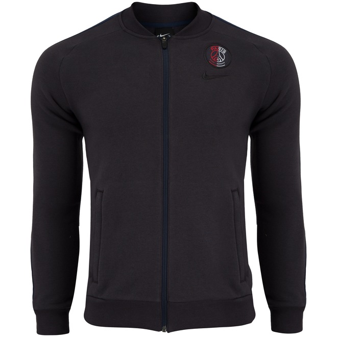 Jaqueta de Moletom PSG FLC Trk Nike - Masculina - Foto 1