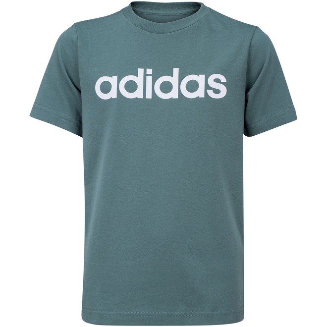 Camiseta adidas YB E Lin - Infantil - Foto 1