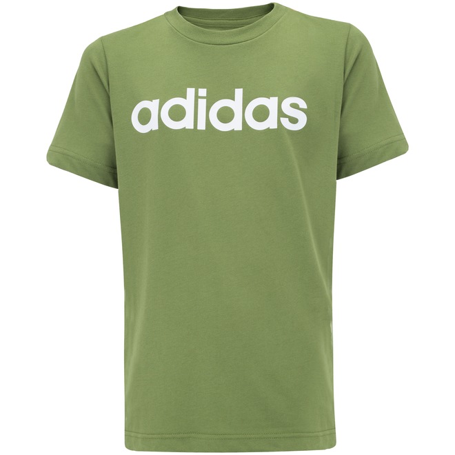 Camiseta adidas YB E Lin - Infantil - Foto 1