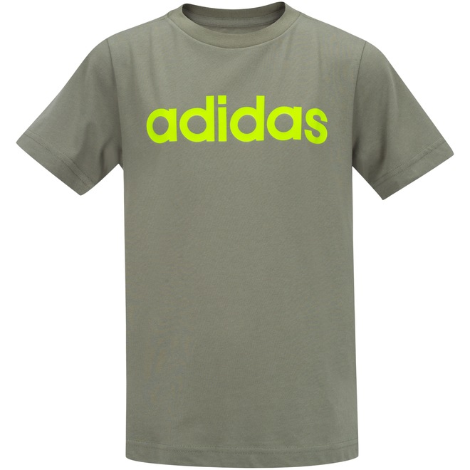 Camiseta adidas YB E Lin - Infantil - Foto 1