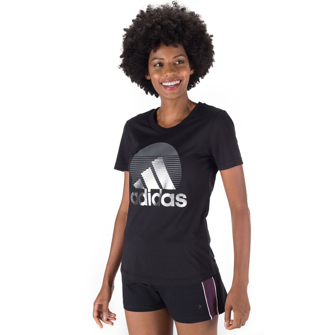 Camiseta adidas MH Foil - Feminina - Foto 2