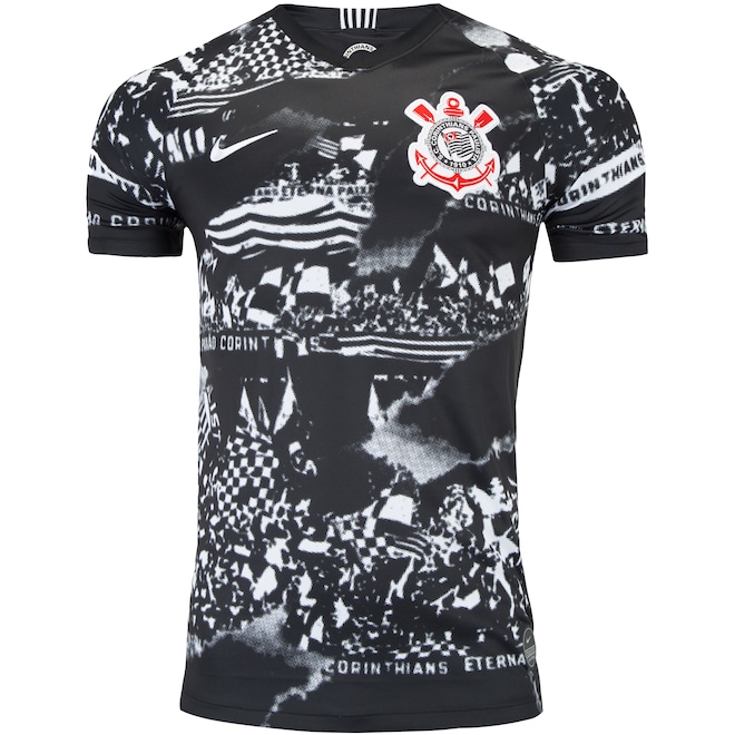 Camisa do Corinthians III Invasões 2019 Nike - Masculina - Foto 1