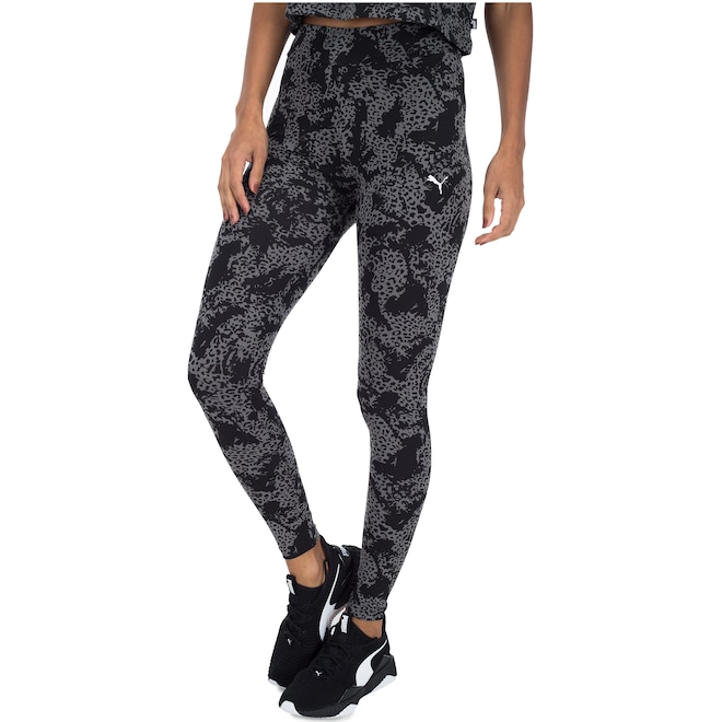 Calça Legging Puma Elevated Ess AOP - Feminina - Foto 2