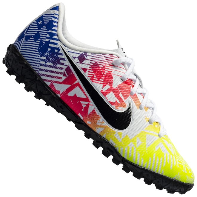 Chuteira Society Nike Mercurial Vapor 13 Academy Neymar Jr. TF - Infantil - Foto 1