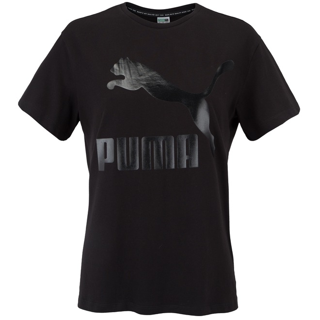 Camiseta Puma Classics Logo Tee - Feminina - Foto 1